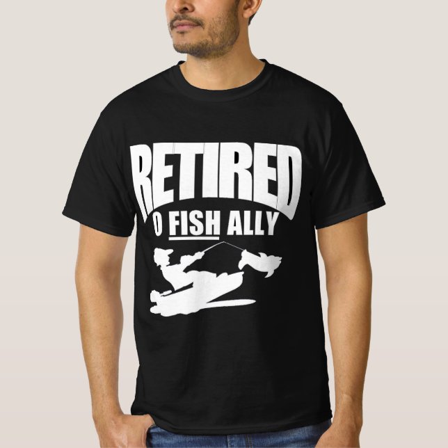 Camiseta reforma engraçada de um pescador (Frente)