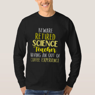 Camiseta Reforma Escolar de Professores de Ciência Aposenta