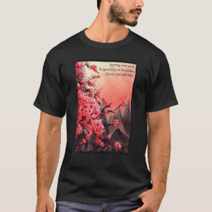 Camiseta Reforma Haiku sobre jardinagem e natureza