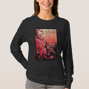 Camiseta Reforma Haiku sobre jardinagem e natureza