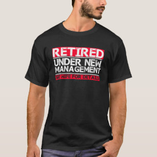 Camiseta Reforma Homens Pai Partido de Aposentadoria Humor
