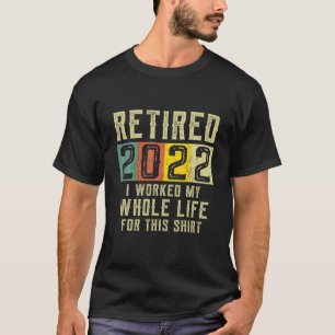 Camiseta Reforma Para Mulheres Masculinas Vintage Aposentad