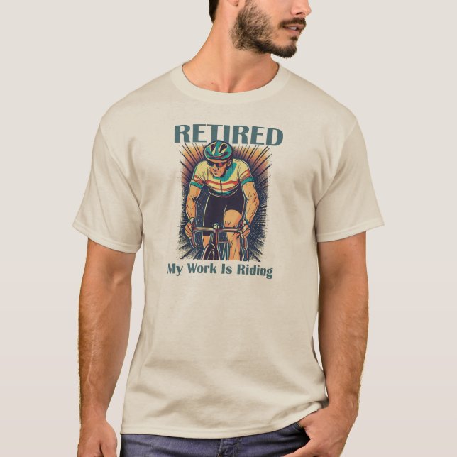 Camiseta Reformado Meu Trabalho Está Andando De Bicho (Frente)