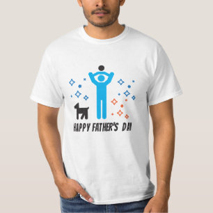 Camiseta refrescamento bonito do dia de os pais e design de