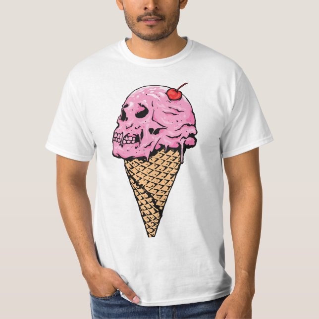 Camiseta Refrigeração: Cone Crânio (Frente)