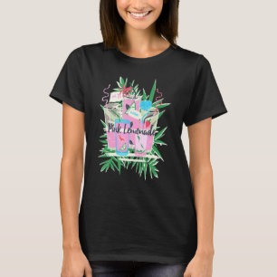 Camiseta Refrigeração Tropical de Praia com Limonada Rosa d
