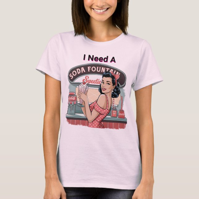 Camiseta Refrigerante Pop Art (Frente)