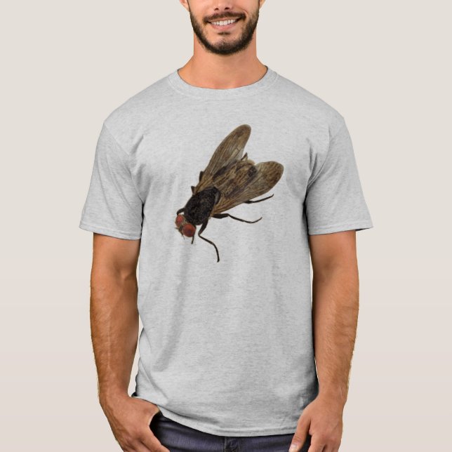 Camiseta Refrigere o animal da mosca (Frente)