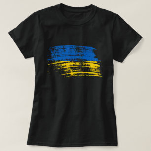 Camiseta Refrigere o design ucraniano da bandeira