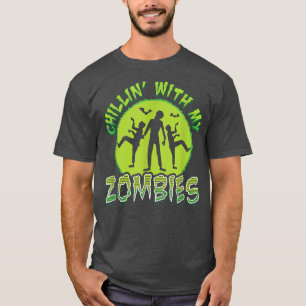 Camiseta Refrigerindo com meu amigo zombies no Dia das Brux
