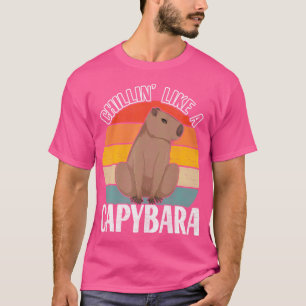Camiseta Refrigerindo Como Um Capybara Capybara Rodent