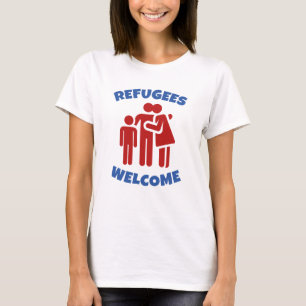 Camiseta Refugiados bem-vindos