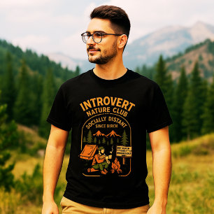 Camiseta Refúgio Florestal Aconchegante para Almas Silencio