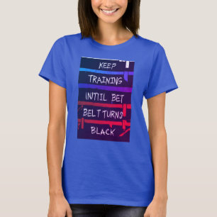 Camiseta "Regal Hustle Tee: Continue treinando em azul Graf