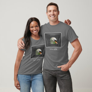 Camiseta Regal Swan Fora Do Quadro Personalizado