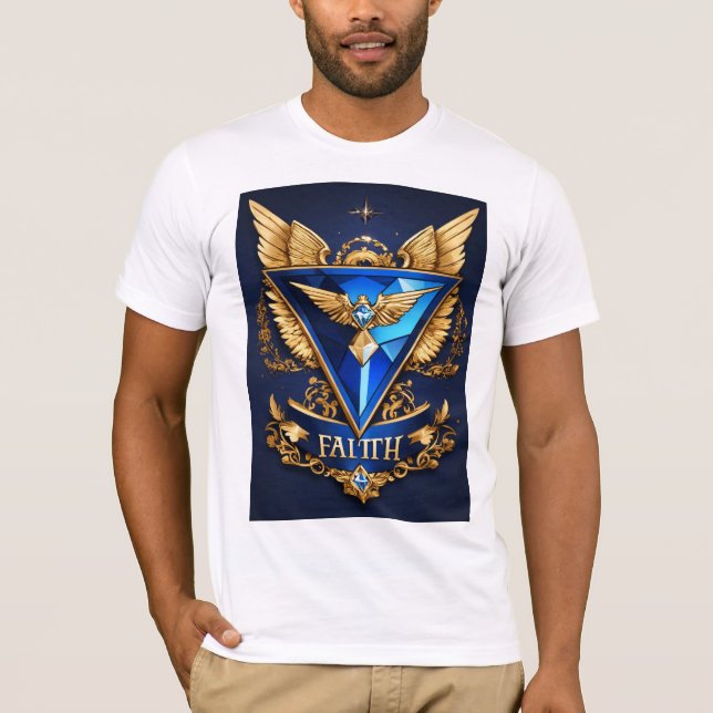 Camiseta "Regal Wings Diamond: Um Caso Dourado e aplauditiv (Frente)