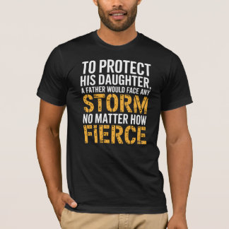 Camiseta Regalo Padre Hija Papá Protector