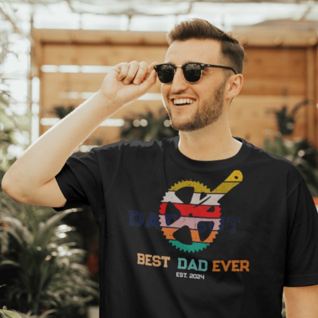 Camiseta Regalo Personalizado Para Papa  amante al ciclismo (Criador carregado)