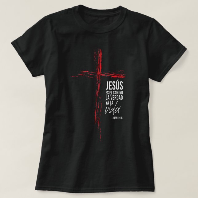 Camiseta Regalos Cristianos Hombres Jesus Mensajes Christia (Frente do Design)