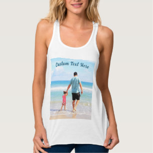 Camiseta Regata Carregue Sua Foto Presente Adicion