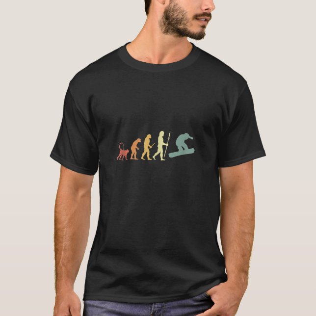 Camiseta Regata da Evolução do Snowboarding (Frente)
