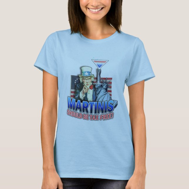 Camiseta Regata Espaguete - Martinis Deveriam Ser  (Frente)