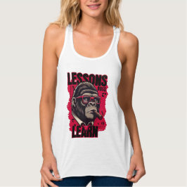 Camiseta Regata Lições Aprendidas Chefe Gorila Fem