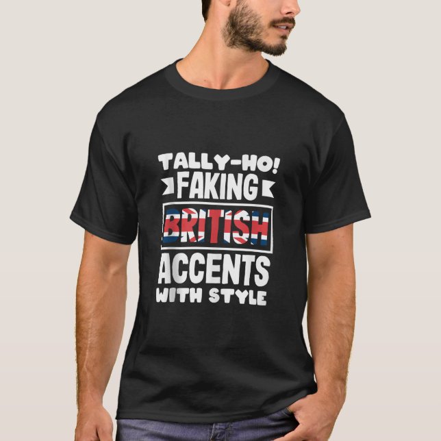 Camiseta Regata Tally Ho Acentos Britânicos com Es (Frente)