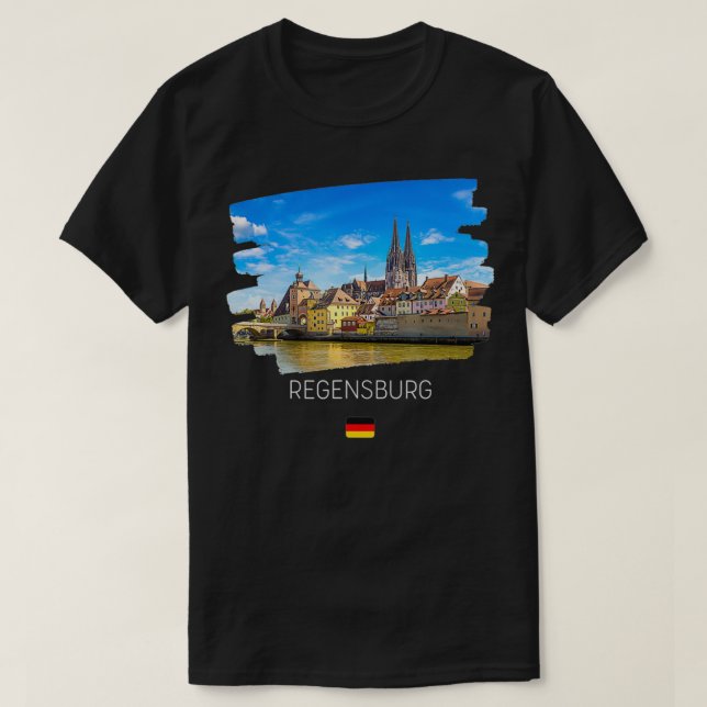 Camiseta Regensburg Germany  (Frente do Design)