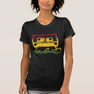 Camiseta reggae da fita do rasta