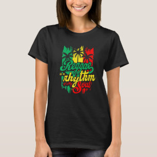 Camiseta Reggae É Um Ritmo Da Minha Bandeira De Alma Rastaf