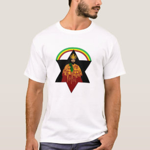 Camiseta Reggae Etiópia Jamaica de Haile Selassie Rasta