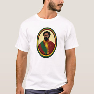 Camiseta Reggae Etiópia Jamaica de Haile Selassie Rasta