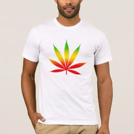 Camiseta Reggae Jamaican Jamaica Rasta Leaf Mens T-Shirts