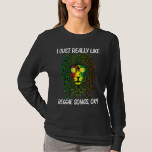 Camiseta Reggae Legal Para Homens Mulheres Gênero Musical J
