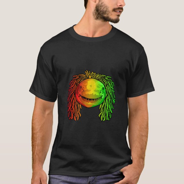 Camiseta Reggae Legal Shark Dreadlocks Rasta Rastafar (Frente)
