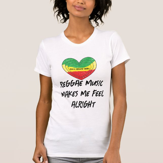 Camiseta Reggae Me Faz Sentir Bem (Frente)