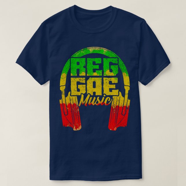 Camiseta Reggae Music 16 (Frente do Design)