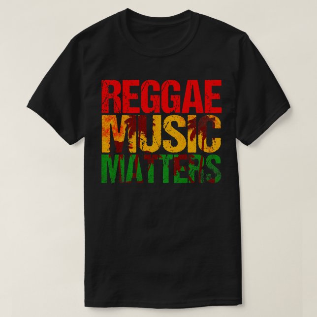 Camiseta Reggae Music Issues (Frente do Design)