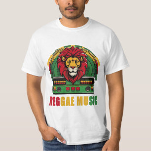 Camiseta Reggae Music Lion
