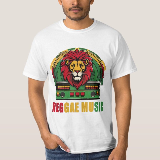 Camiseta Reggae Music Lion (Frente)
