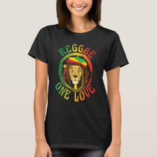 Camiseta Reggae Music Lion Caribe Jamaica Women Men