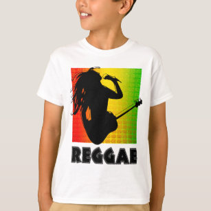 Camiseta Reggae Music Rasta e Cantando Violão
