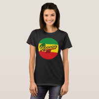 Reggae Música com cores de sinalizador reggae