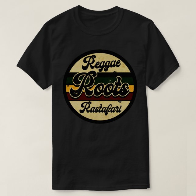 Camiseta Reggae Roots Rastafari (Frente do Design)