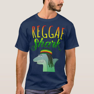 Camiseta Reggae Shark Funny Ocean Animal Shirt