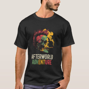 Camiseta Reggae Skull Rasta - Música Rastafarian Afterworld