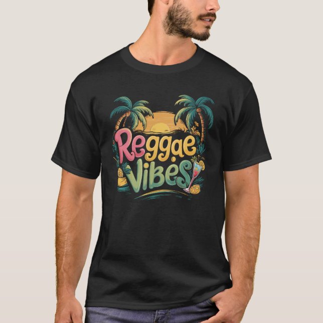 Camiseta Reggae Vibes (Frente)