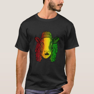 Camiseta Reggg Legal Cow Beef Dreadlocks Ox Rasta