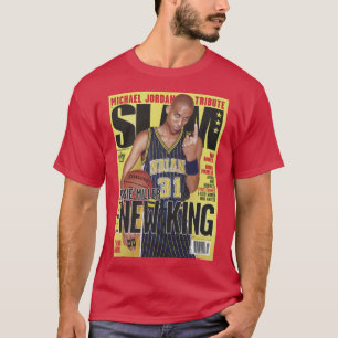 Camiseta Reggie Miller Novo Rei Pacers Slam Capa